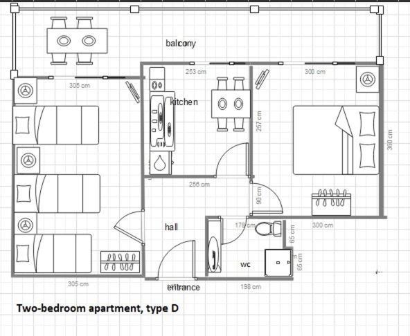 Apartments Dimitra Paralia Dionysiou Exteriör bild